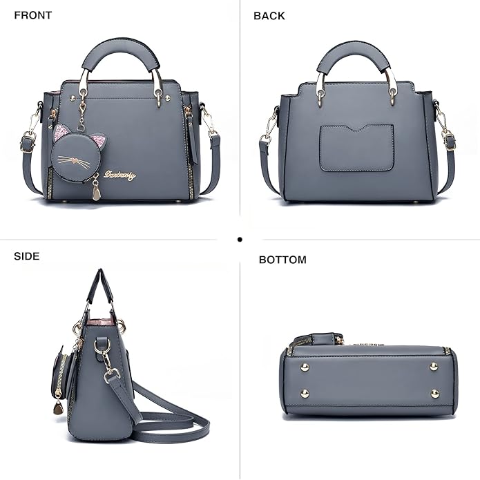 Xiaoyu Fashion Purses and Handbags for Women Ladies Crossbody Bags Top Handle Satchel Shoulder Bags Small Totes