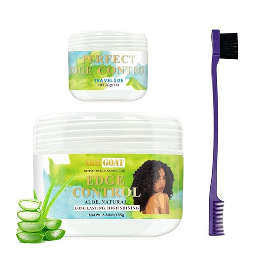 Edge Control Perfect Performance Long Lasting No White Residue Extreme Strong Hold High Shining with Aloe Natural Formula Hair Gel for Women, 6.53 Ounces (PACK OF 1)