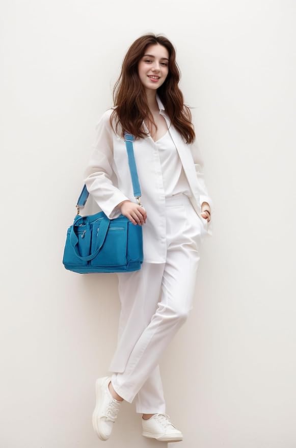 Tote Bag for Women Canvas Handbags for Woman Crossbody Bags with Multiple Pockets