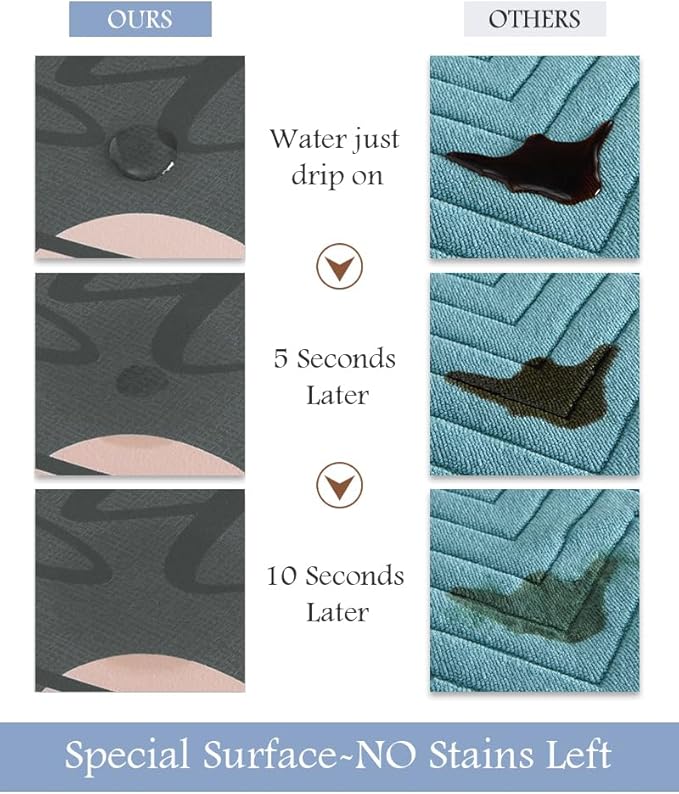 MontVoo-Bath Mat-Bathroom Mat Rug Non Slip Super Absorbent Stain Resistant Quick Dry Thin Bathroom Rug-Bath Mats for Bathroom Floor Bathtub Vanity-24 x35 Pink