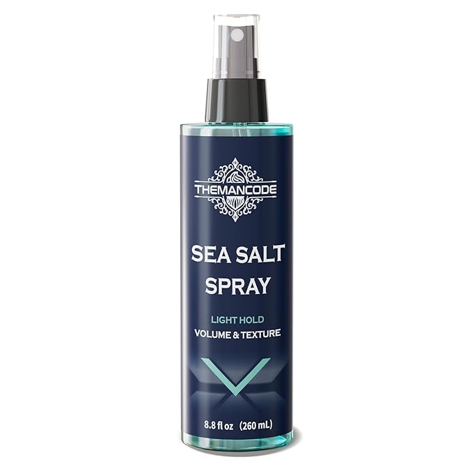 Sea Salt Spray for Men, Light Hold Thickness, Texturizing Hairspray, Stocking Stuffers for Man, Surf Spray Adds Instant Volume, Travel Essentials, Christmas Gift for Men, 8.8 Oz