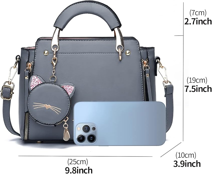 Xiaoyu Fashion Purses and Handbags for Women Ladies Crossbody Bags Top Handle Satchel Shoulder Bags Small Totes