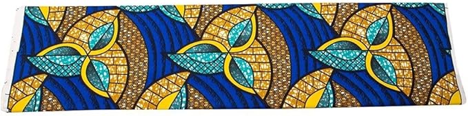 African Fabric 6 Yard Printed Wax Cloth African Ankara Fabric for Party Dress A66