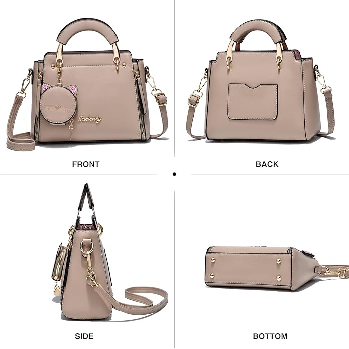 Xiaoyu Fashion Purses and Handbags for Women Ladies Crossbody Bags Top Handle Satchel Shoulder Bags Small Totes