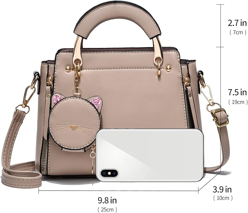 Xiaoyu Fashion Purses and Handbags for Women Ladies Crossbody Bags Top Handle Satchel Shoulder Bags Small Totes