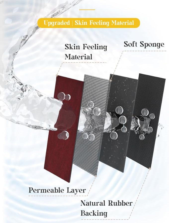 MontVoo -Bath Mat Rug-Rubber Backing Non Slip Quick Dry Absorbent Thin Bathroom Rugs Fit Under Door-Faux Suede Surface Bathroom Floor Mats-Shower Rug for in Front of Bathtub Shower Burgundy 16x24 Red