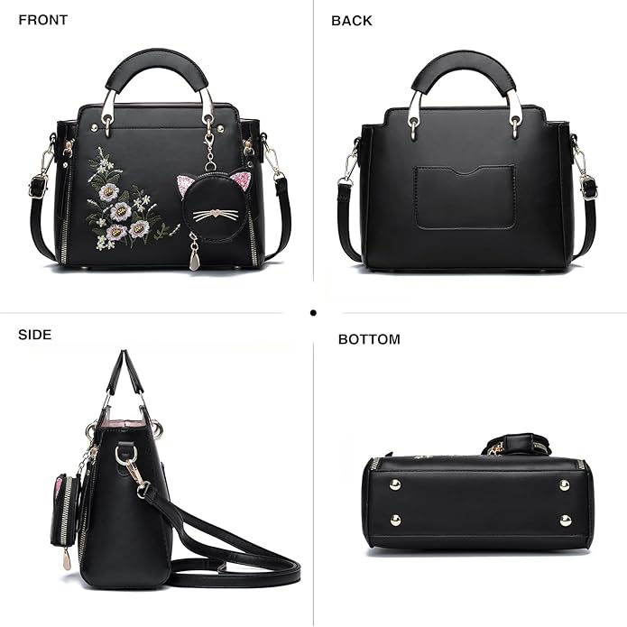 Xiaoyu Fashion Purses and Handbags for Women Ladies Crossbody Bags Top Handle Satchel Shoulder Bags Small Totes