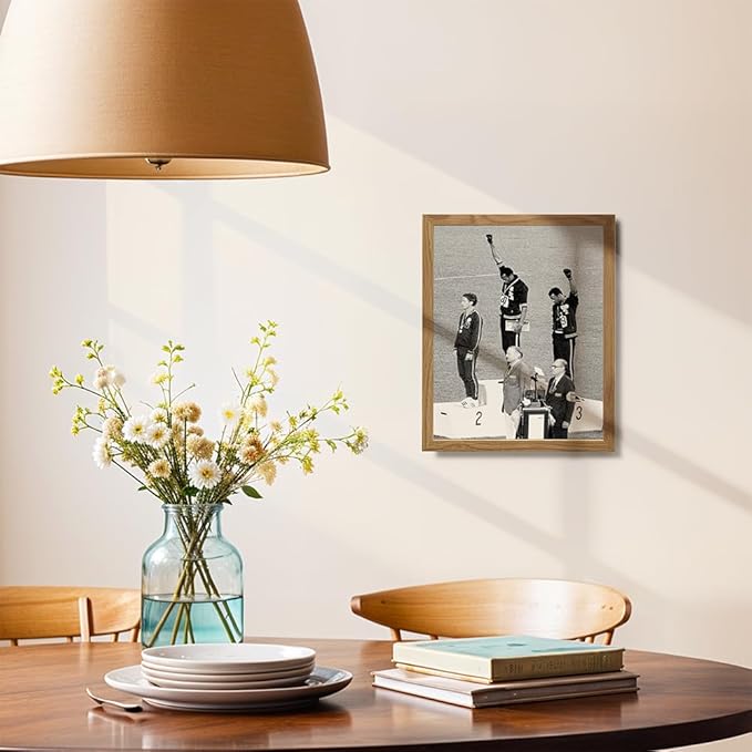 African American Wall Art FRAMED - Black Wall Art - African American Decor - Civil Rights Poster History 8x10 - Heroes Culture History Black Pride Artwork - Picture Print