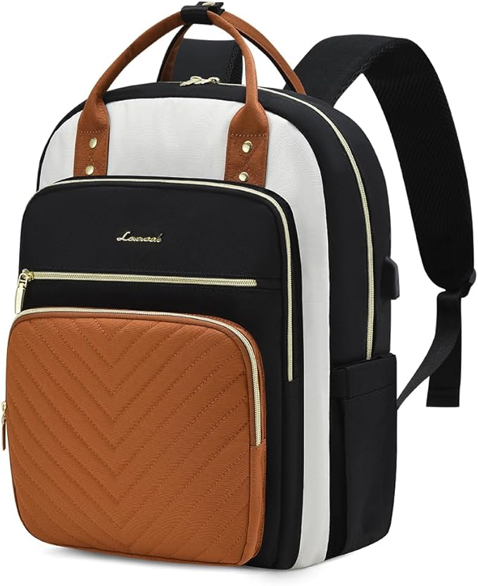 LOVEVOOK Laptop Backpack for Women, Water Resistant Travel Work Backpacks Purse Stylish College Business Teacher Nurse Computer Bag