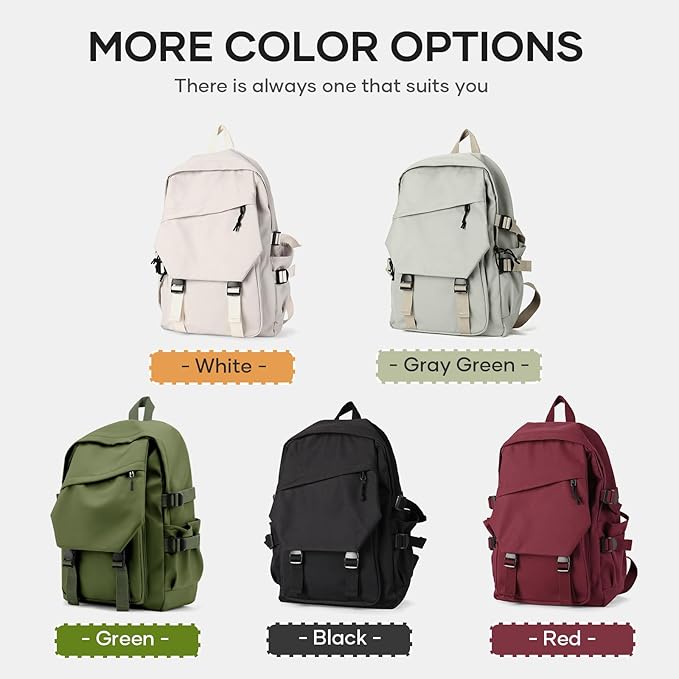 Lightweight School Bag College Laptop Backpack for Men Women Travel bag High School Middle Bookbag for Boy Girls