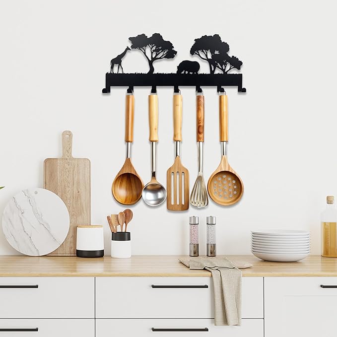 Metal Key Holder, Key Holder Wall Mounted Key Hooks Organizer Key Hanger Rack Wall Mounted for Home, Entryway, Hallway, Office