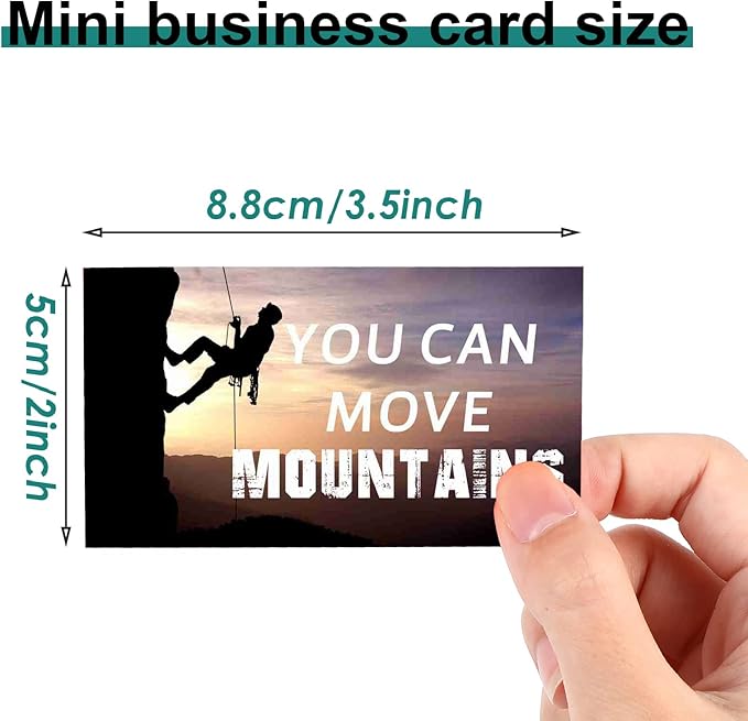 Outus 120 Pcs Motivational Encouragement Quote Cards, Inspirational Kindness Appreciation Gratitude Business Cards, Mini Note Cards for Students, 30 Styles, Landscape