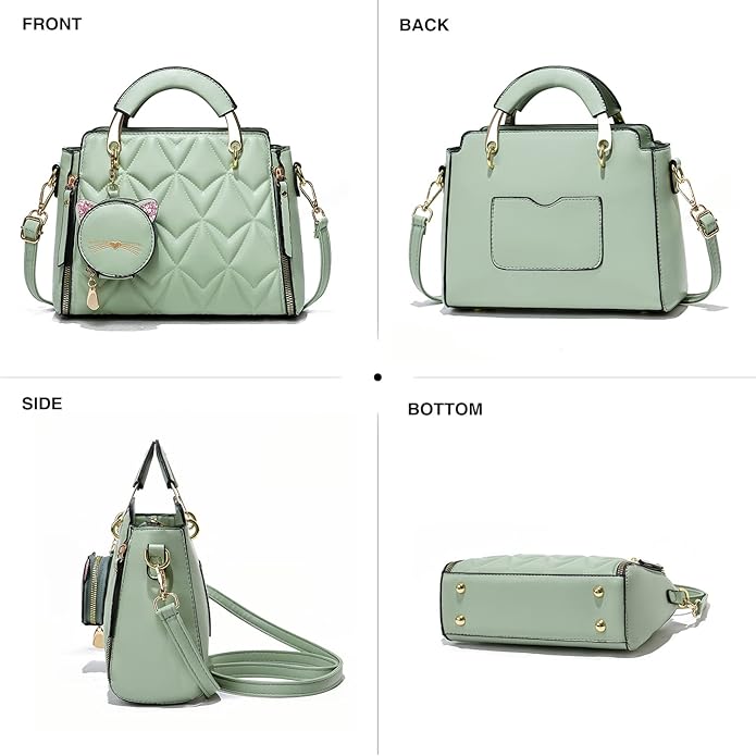 Xiaoyu Fashion Purses and Handbags for Women Ladies Crossbody Bags Top Handle Satchel Shoulder Bags Small Totes