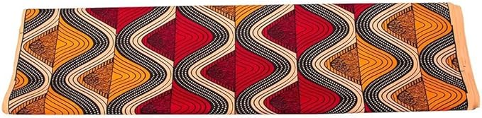 African Fabric 6 Yard Printed Wax Cloth African Ankara Fabric for Party Dress A67