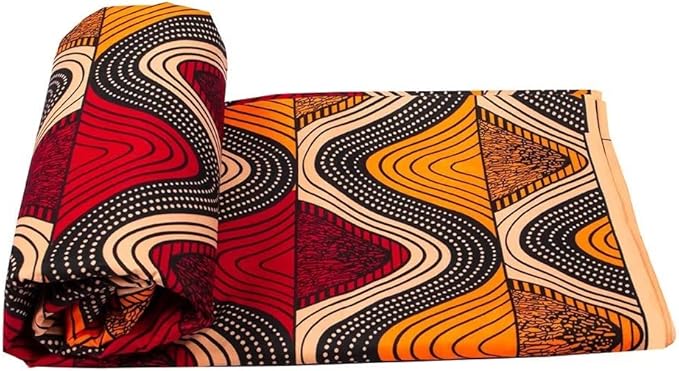 African Fabric 6 Yard Printed Wax Cloth African Ankara Fabric for Party Dress A67