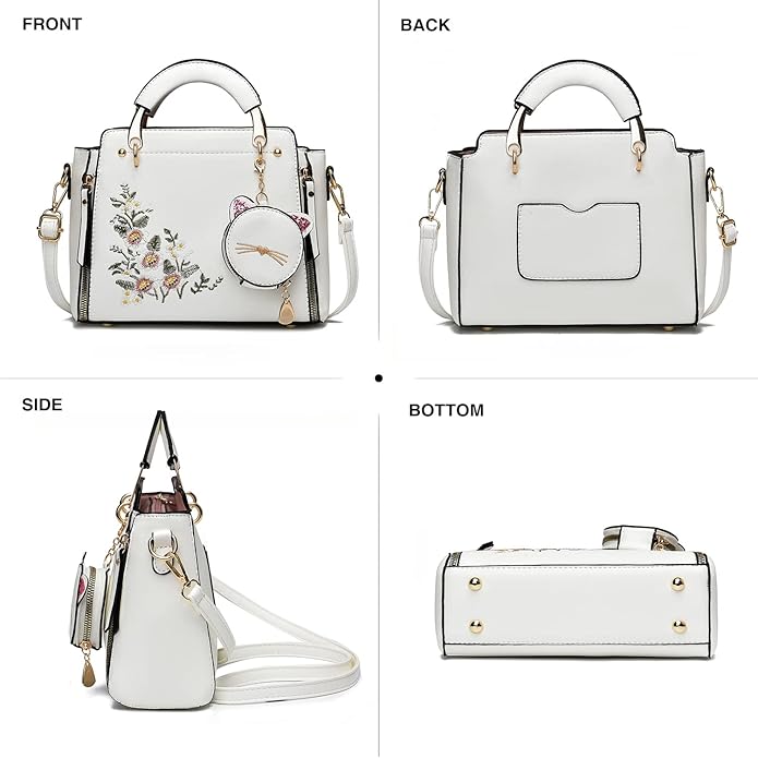 Xiaoyu Fashion Purses and Handbags for Women Ladies Crossbody Bags Top Handle Satchel Shoulder Bags Small Totes