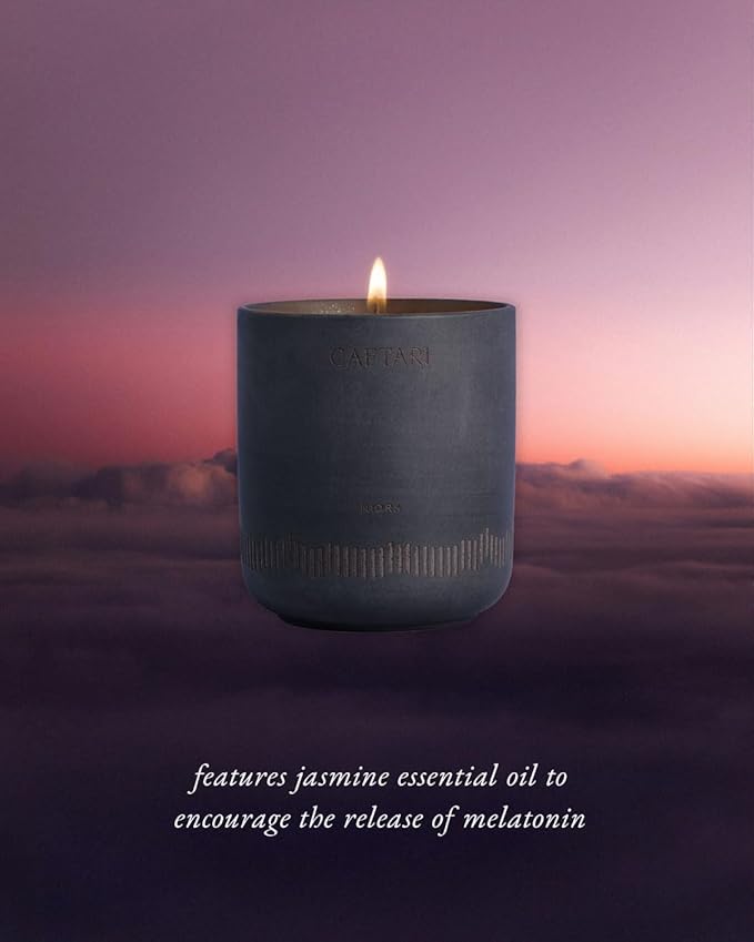 Luxury Aromatherapy Candle | Jasmine, Tuberose & Neroli Scented | 60 Hour Burn | Clean Coconut Soy Wax | Vegan, Gift-Ready Candle for Sleep & Home Spa Feel | Nidra