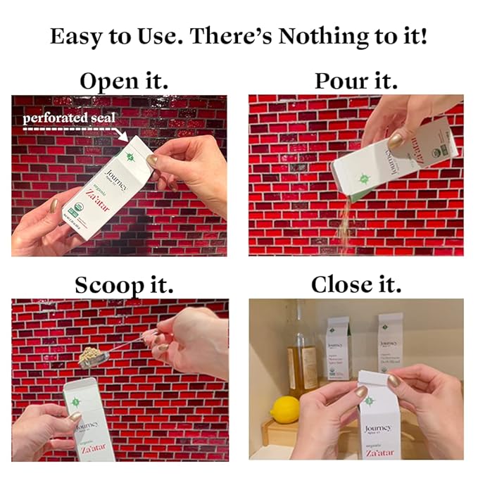 Gourmet Organic Greek Citrus Rub & Mediterranean Herb Blend Seasoning Gift Set by Journey Spice Co. | Salt-Free | No MSG | Greek Spice Seasoning | 4.76 oz. (total) | Resealable/Reusable Cap