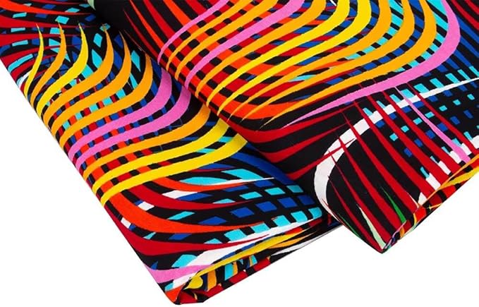 Africa Ankara Prints Wax 6 Yard Fabric African Fabric for Party Dress Craft DIY Sewing Textile Polyester Nigeria Tissu