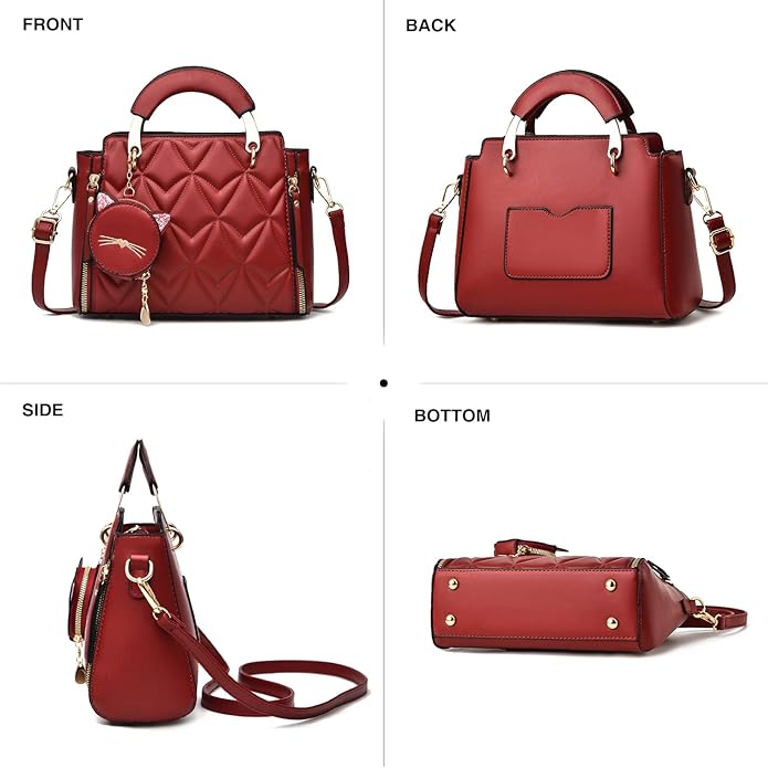 Xiaoyu Fashion Purses and Handbags for Women Ladies Crossbody Bags Top Handle Satchel Shoulder Bags Small Totes