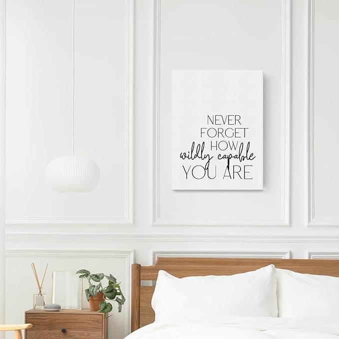 Inspirational Office Decor Canvas Wall Art Framed Positive Quotes Paintings Canvas Prints Encouraging Poster for Home Living Room Counselor Office Work Team Wall Decor Artwork Decorative