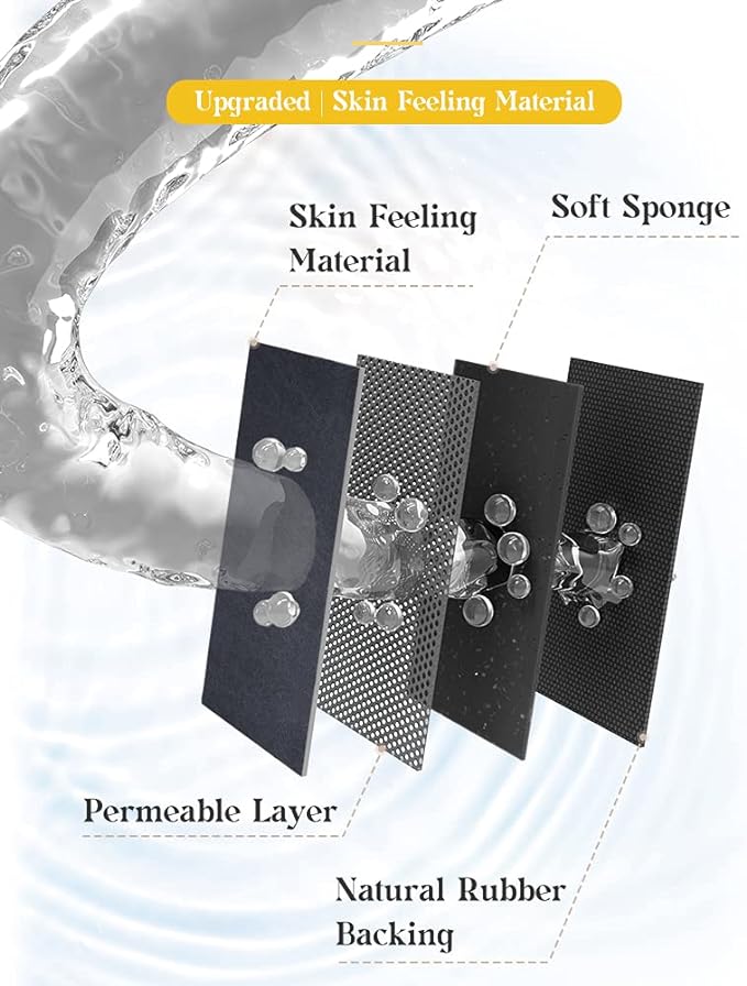 MontVoo -Bath Mat Rug-Rubber Backing Non Slip Quick Dry Absorbent Thin Bathroom Rugs Fit Under Door-Faux Suede Surface Bathroom Floor Mats-Shower Rug for in Front of Bathtub Shower Navy 20"x32"