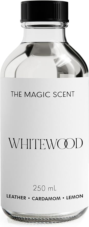 Whitewood Diffuser Oil - Hotel & Home Luxury Scents Inspired by 1 Hotel Miami, Compare to My Way Diffuser Oil Scents for Home, Designed for Use in All Diffusers - 8.5 fl oz, 250 mL