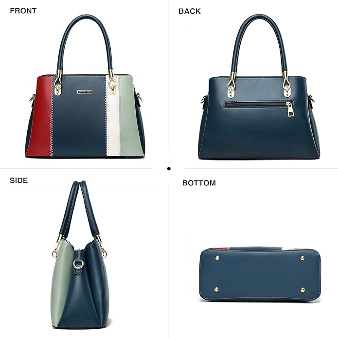 KURGOOL Women Purses and Handbags Top Handle Satchel Shoulder Bags Messenger Tote Bag for Ladie