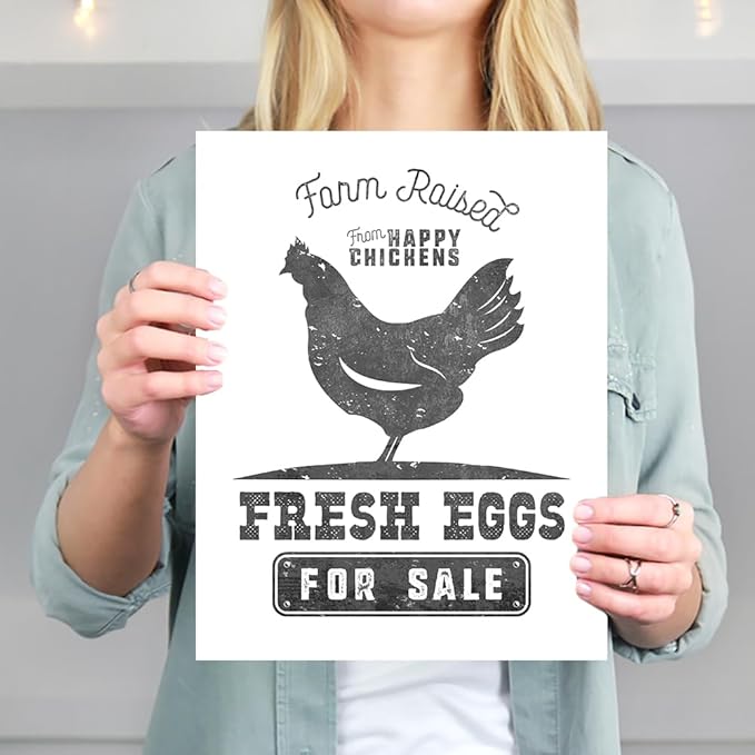 Farmhouse Decor - Kitchen Art Prints (Set of 4) - Unframed - 8x10s | Beautifully Designed Wall Art to Add a Cozy and Inviting Touch to Your Home | Living Room Décor | Unique Wall Décor