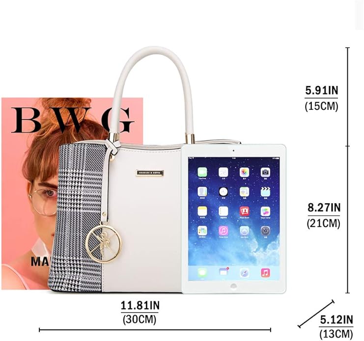 KURGOOL Women Purses and Handbags Top Handle Satchel Shoulder Bags Messenger Tote Bag for Ladie