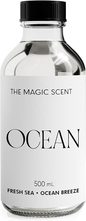 Ocean Diffuser Oil - Hotel & Home Luxury Scents Inspired by Bvlgari Resort, Bali - Oil Scents for Home Designed for Use in All Diffusers - 16.9 fl oz, 500 mL