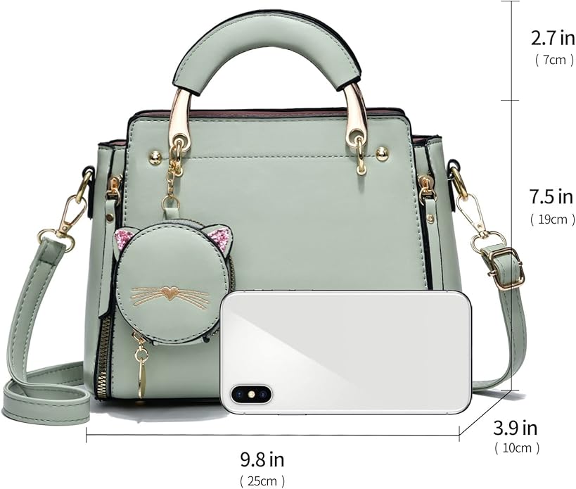 Xiaoyu Fashion Purses and Handbags for Women Ladies Crossbody Bags Top Handle Satchel Shoulder Bags Small Totes