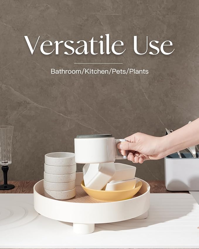 Stone Bath Mat 24"x16" - Diatomaceous Earth Shower Mat, Quick Dry, Anti-Slip, Modern Design with Bonus Non-Slip Pad - Perfect for Home Safety and Style,Light Gray