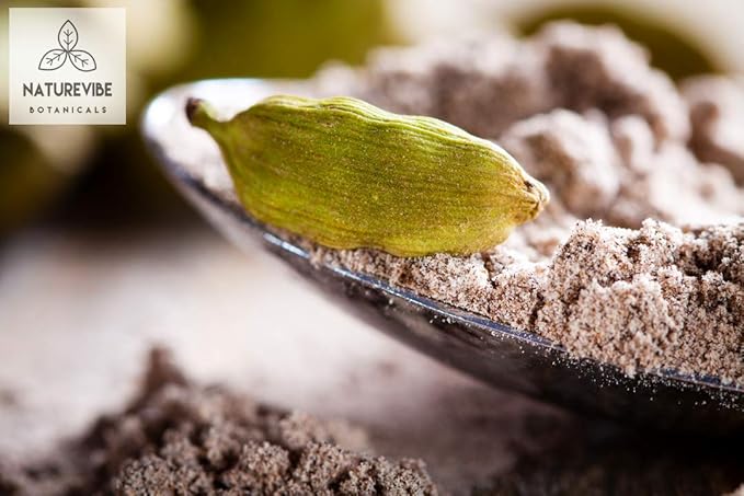 Naturevibe Botanicals Green Cardamom Ground (Elaichi Powder), 3.5 ounces | Non-GMO and Gluten Free | Helps Digestion | Indian Spice