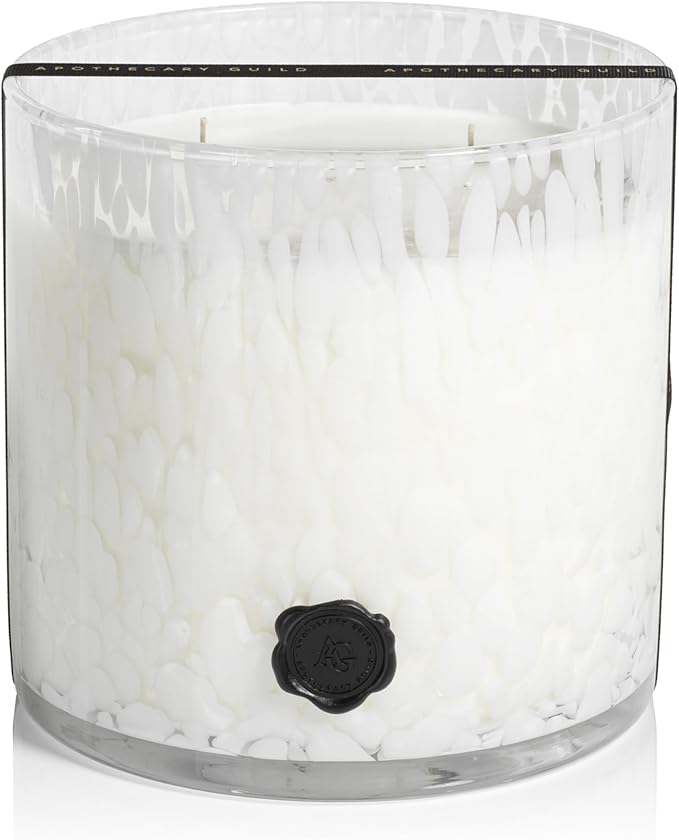 Zodax Apothecary Guild Scented Opal Glass Jar Candle - 128 oz/5-Wick - Gardenia