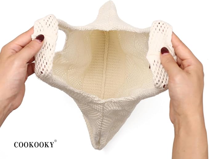 COOKOOKY Crochet Beach Tote bag Summer Beach Bag for Women Aesthetic Mesh Tote Bag Hippie Bag Knit Bag