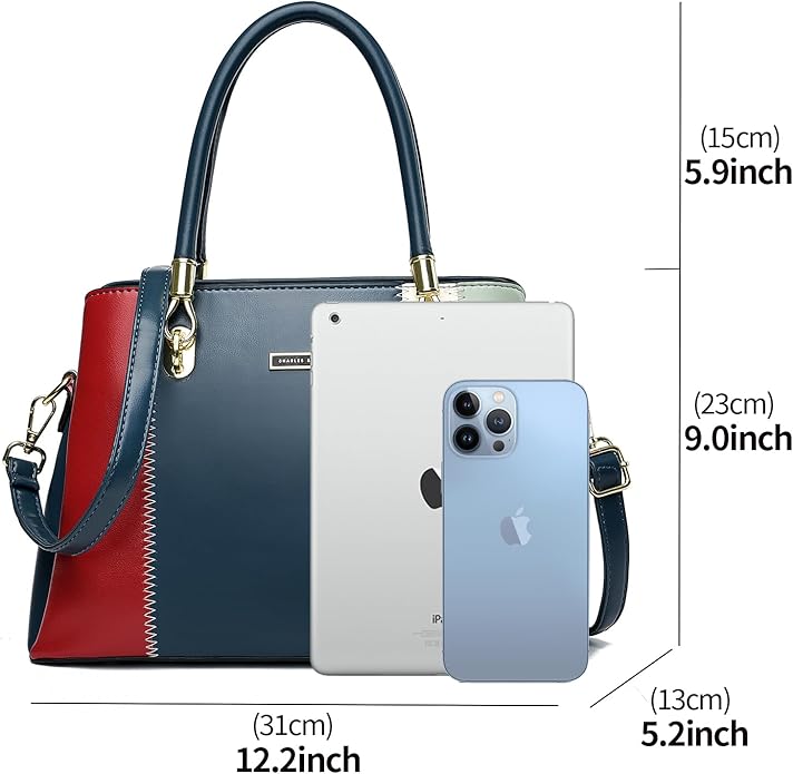KURGOOL Women Purses and Handbags Top Handle Satchel Shoulder Bags Messenger Tote Bag for Ladie