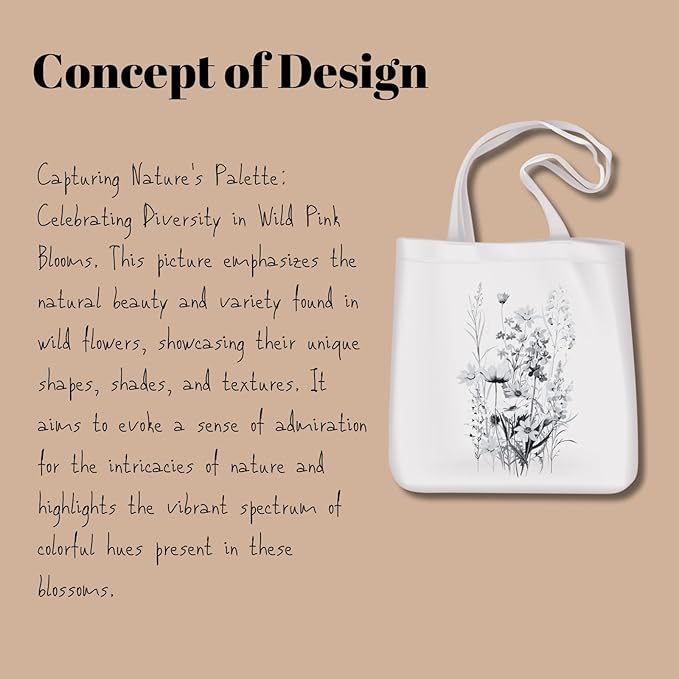 Tote Bag for Women, Canvas Tote Bag with Pockets,Canvas Shopping Bags,Reusable Grocery Bags