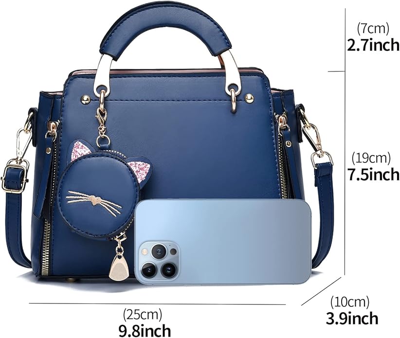 Xiaoyu Fashion Purses and Handbags for Women Ladies Crossbody Bags Top Handle Satchel Shoulder Bags Small Totes