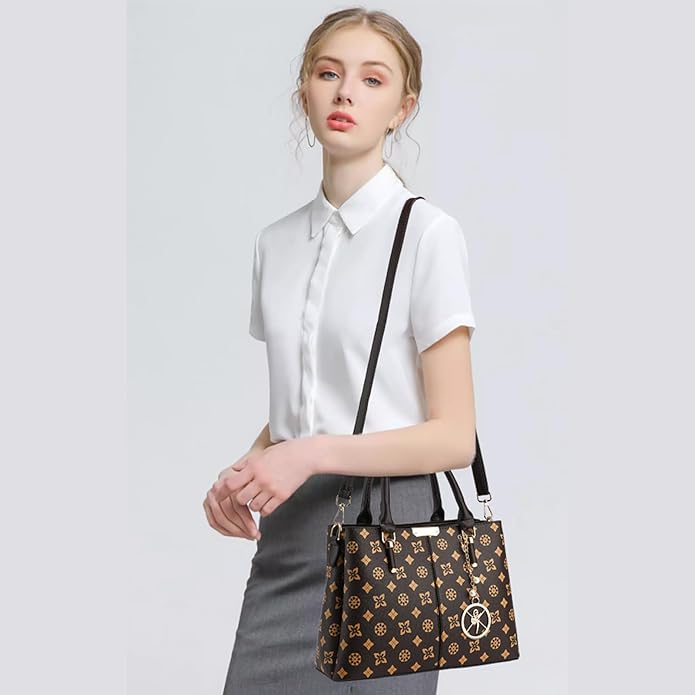 KURGOOL Women Purses and Handbags Top Handle Satchel Shoulder Bags Messenger Tote Bag for Ladie