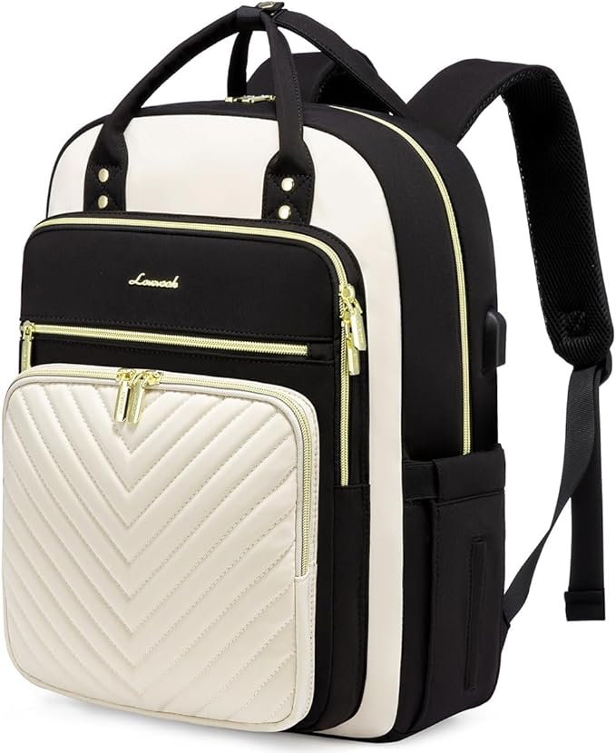 LOVEVOOK 17.3 Inch Laptop Backpack for Women,Fashion Work Travel Backpack,Waterproof Day Pack Purse for Teacher Nurse