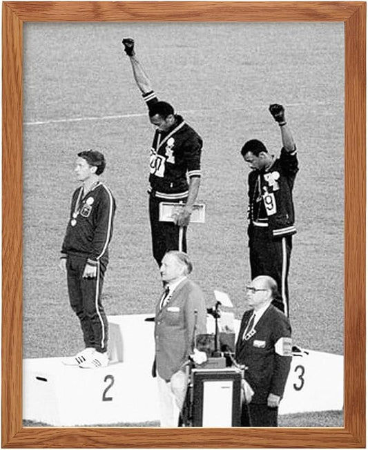 African American Wall Art FRAMED - Black Wall Art - African American Decor - Civil Rights Poster History 8x10 - Heroes Culture History Black Pride Artwork - Picture Print