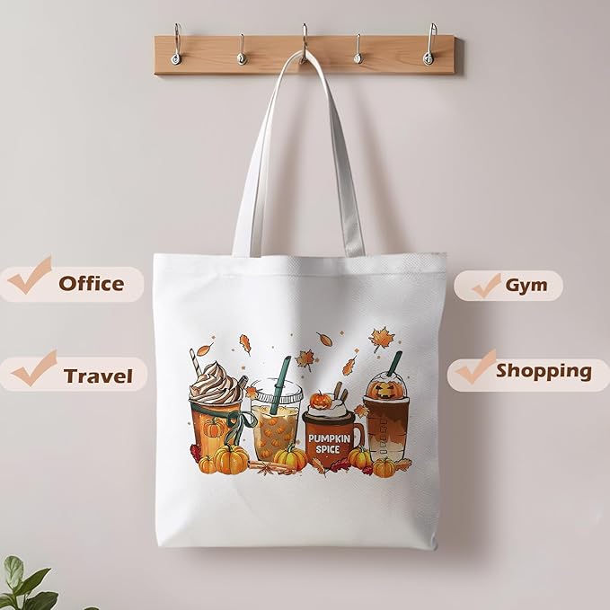 Halloween Tote Bag, Halloween Gifts for Women, Horror Tote Bag, Reusable Grocery Bags Shopping Bags