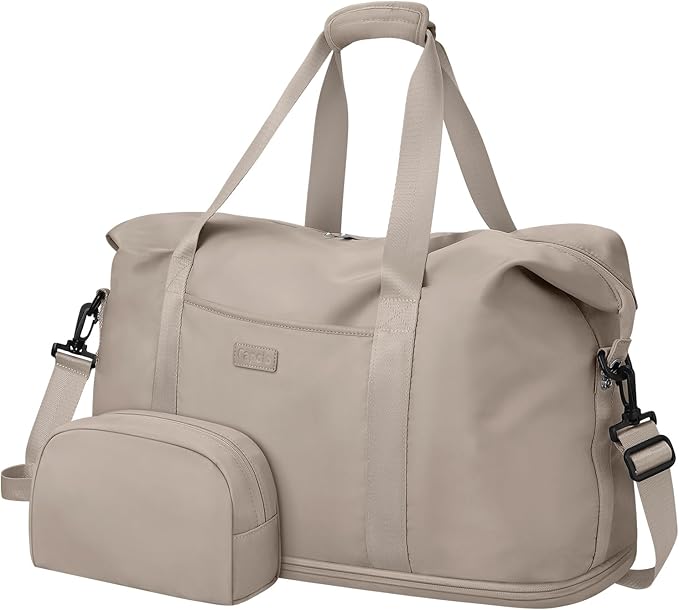 Expandable Travel Duffle Bags Weekender Overnight Bags for Women Men Hospital Bag for Women Labor Delivery with Toiletry Bag Waterproof