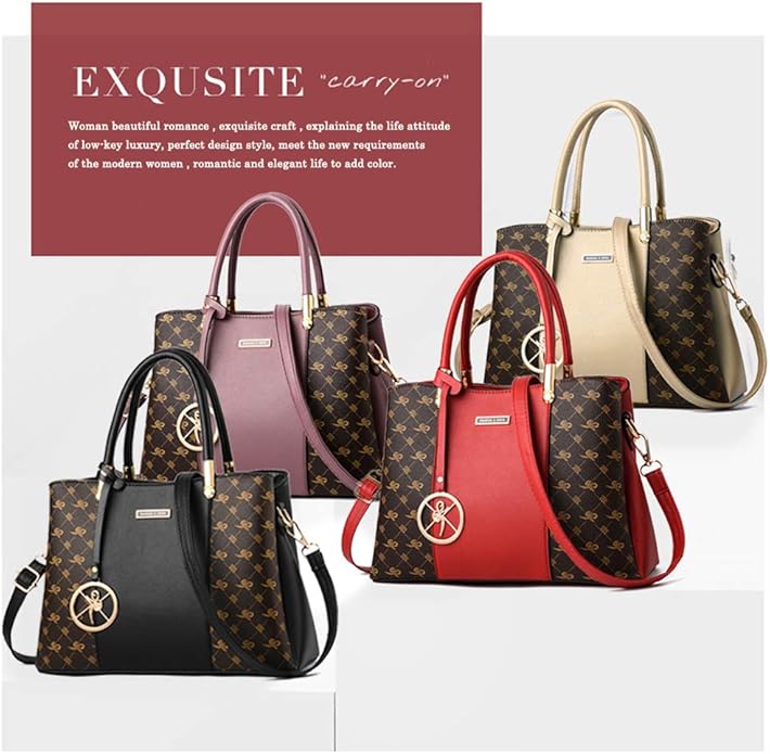 KURGOOL Women Purses and Handbags Top Handle Satchel Shoulder Bags Messenger Tote Bag for Ladie