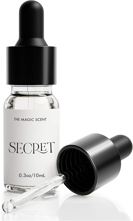 Secret Diffuser Oil - Cold-Air & Ultrasonic Scented Oils for Diffuser - Essential Oils for Diffusers Aromatherapy - Rose and Jasmine Oil - 0.3 fl oz, 10 mL