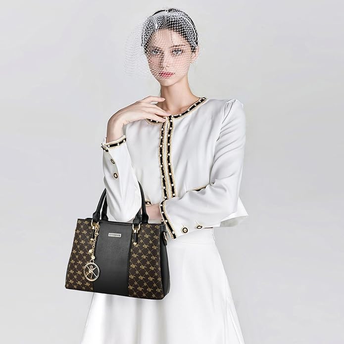 KURGOOL Women Purses and Handbags Top Handle Satchel Shoulder Bags Messenger Tote Bag for Ladie