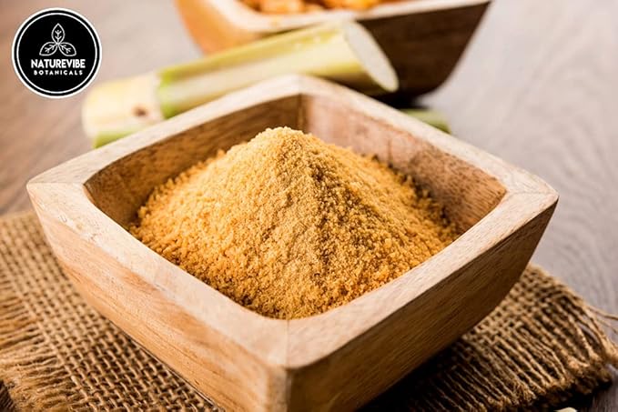 Naturevibe Botanicals Jaggery Powder, 5lbs | Pure and Raw Jaggery | Can be used as a Sweetener | Bulk Bag 80 Ounces
