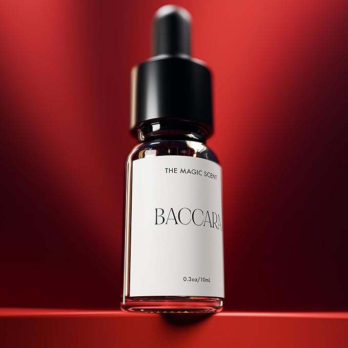 Baccara Diffuser Oil - Hotel & Home Luxury Scents Inspired by Baccarat Rouge - Diffuser Oil Scents for Home Designed for Use in All Diffusers - 0.3 fl oz, 10 mL