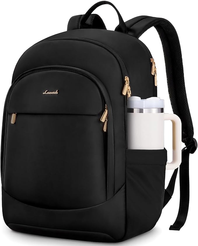 LOVEVOOK Laptop Backpack for Women, 18 Inch Business Backpack Purse, Large Capacity Casual Daypack, 17.3 Inch Work Computer Backpack, Travel Backpack for College